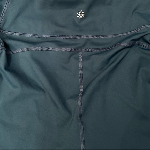 Athleta Green Active Wear Leggings size XL - Picture 2 of 7